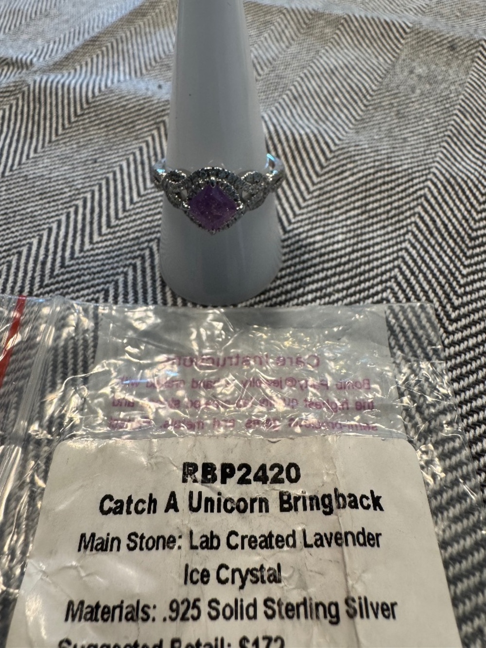 Catch A Unicorn Bringback Ring by BP - Size 10. -  RBP2420